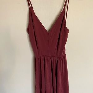 Maroon Romper